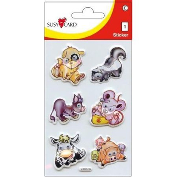 ***NAKLEJKI 3D ZWIERZAKI III 11258563