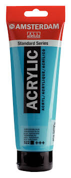 FARBA AKRYL.250ML 522 TURKUS BLUE AMSTERDAM