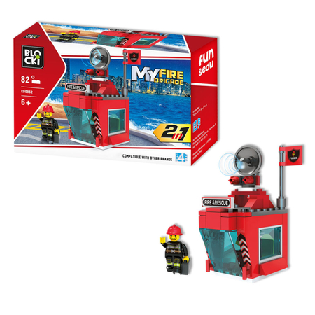 KLOCKI BLOCKI MY FIRE BRIGADE 2W1 82EL KB0852