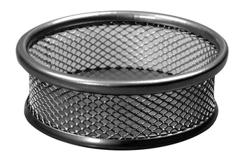 TETIS BV503-V PRZYBORNIK MAŁY OKRĄGŁY CZARNY