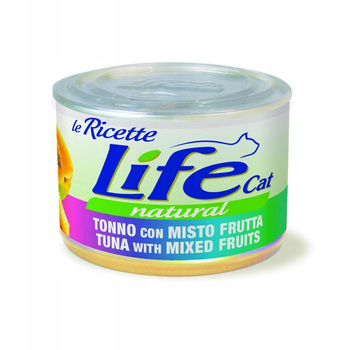 LIFE CAT PUSZ 150G TUŃCZYK,MIX OWOCÓW