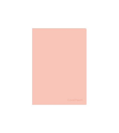 coolpack zeszyt a4 pp kratka pastel powder peach 21245cp