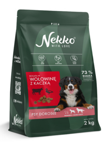 NEKKO GF ŚR/D.RASY WOŁOW.KACZKA 2KG