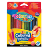 COLORINO KIDS KREDKI OŁÓWKOWE TRÓJKĄTNE 6,5CM MINI JUMBO 10 KOL