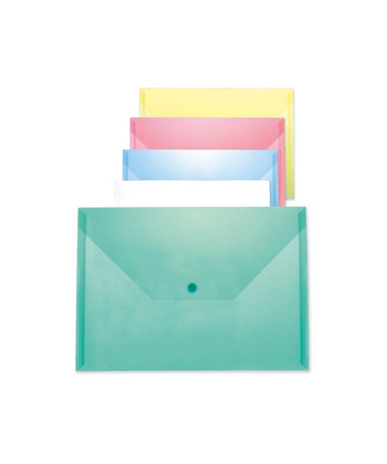 TECZKA A5 TRANSPARENTNA MIX KOLORÓW 1498