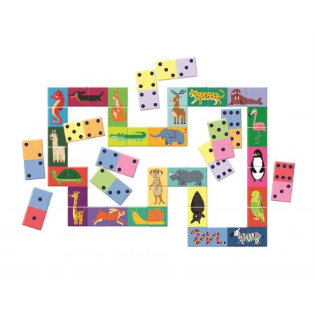 CLEMENTONI 50083 DOMINO LICZBY I ZWIERZĘTA