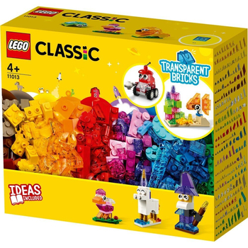 LEGO 11013 CLASSIC KREATYWNE PRZEZROCZYSTE KLOCKI