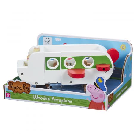 **Świnka Peppa - Drewniany samolot z figurką 07211