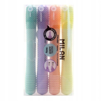 MILAN ZAKREŚLACZ SWAY PASTEL ETUI 4 KOLORY 162119807