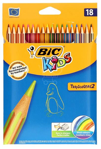 BIC KREDKI TROPICOLOR 18KOL