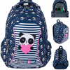 MAJEWSKI PLECAK 3 KOMOROWY STRIGHT BP-26 LOVE PANDA 652578