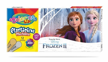 COLORINO PLASTELINA 12KOL.FROZEN 91048PTR