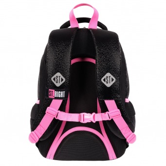 MAJ24 PLECAK 3 KOMOROWY STRIGHT BP-26 BLACK GLITTER 665356