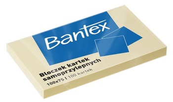 BANTEX BLOCZKI SAMOPRZYLEPNE 100X75 100K ŻÓŁTE 400086387