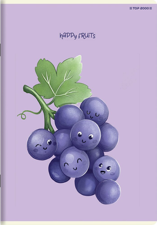 TOP ZESZYT FRUITS A6 32K 70G KRATKA 400181855