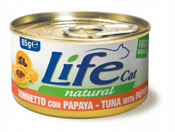 LIFE CAT PUSZ 85G TUŃCZYK +PAPAYA