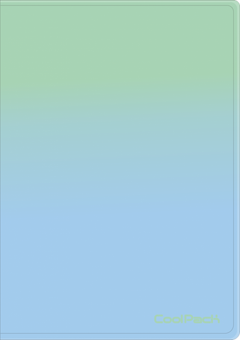 COOLPACK GRADIENT TECZKA CLEAR BOOK 20 KOSZULEK MOJITO 32883
