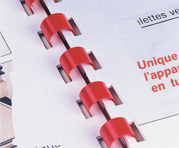 FELLOWES GRZBIETY DO BIND.16MM CZERW.100SZT 53472