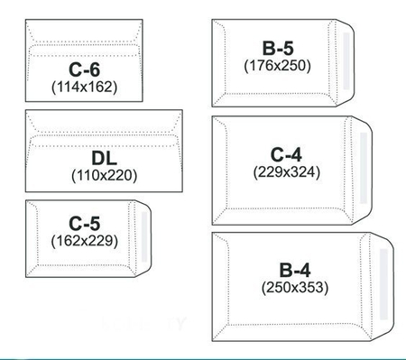 KOPERTA POW.14/D 1SZT 200X275 12215FSC