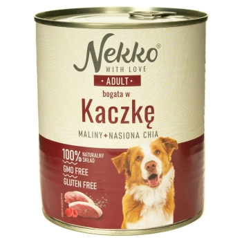 NEKKO ADULT 800G KACZKA MALINY NASIONA CHIA