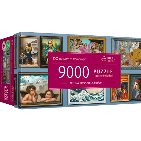 PUZZLE TREFL 9000 el. Not So Classic Art Collection