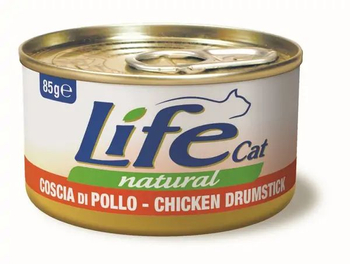 LIFE CAT PUSZ 85G KURCZAK I DRUMSTIC