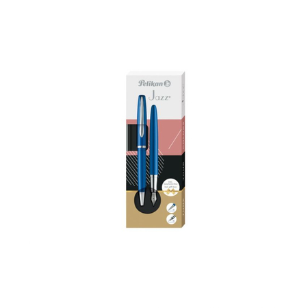 PELIKAN PIÓRO WIECZNE + DŁUGOPIS JAZZ NOBLE ELEGANCE SAPHIRE ETUI 821902