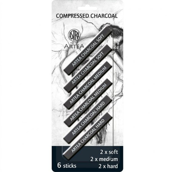 ASTRA WĘGIEL RYSUNKOWY PRASOWANY 6SZT 115006