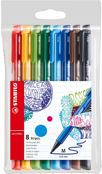 STABILO CIENKOPIS 8 SZTUK ZAWIESZKA 488/8-01