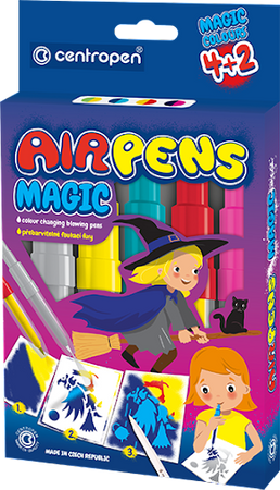 CENTROPEN AIRPENS MAGIC 1549/4+2 + 8 SZABLONÓW