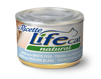 LIFE CAT PUSZ 150G TUNCZYK I BIAŁA RYBA