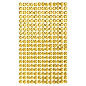 KRYSZTAŁKI SAMOPRZYLEPNE 6MM 260SZT YELLOW GRKR-061