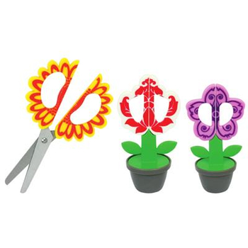 NOŻYCZKI SZKOLNE GRAND 13CM KWIATEK 130-1823