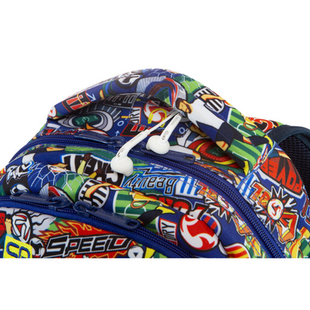 COOLPACK STRIKE S PLECAK MŁODZIEŻOWY FOOTBALL VARTOON B17036