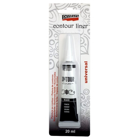 PENTART KONTURÓWKA 20ML CZARNA 2463