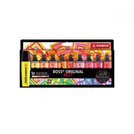 STABILO ZAKREŚLACZ BOSS ARTY 10 SZT WARM