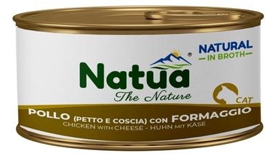 NATUA PUSZK 85G NATURAL KURCZAK Z SEREM W BULIONIE