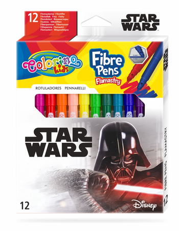COLORINO FLAMASTRY 12KOL. STAR WARS 89540PTR