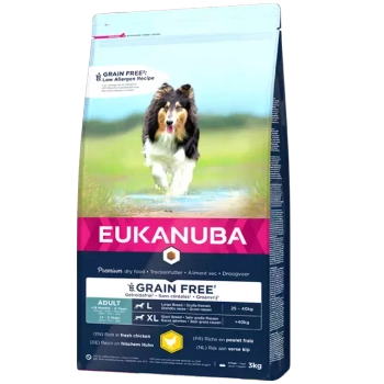 EUKANUBA 3KG ADULT LARGE L-XL KURCZAK