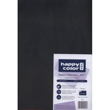 KARTON KOLOROWY JOY A4 CZARNY 25ARK.HA3517-9