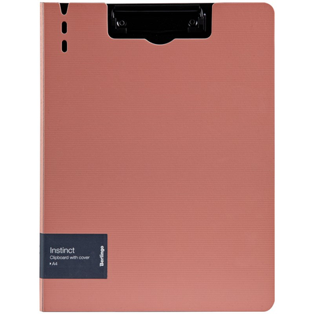 BERLINGO CLIPBOARD Instinct A4 składany z klipsem RÓŻOWY 516309