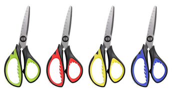 COLORINO KIDS NOŻYCZKI 13,8CM Z GUMOWĄ RĄCZKA