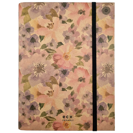 ZO MISTY FLOWERS TECZKA SKRZYDŁOWA ECO A4 GUMKA KRAFT
