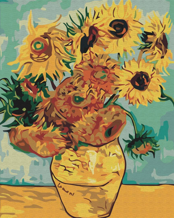 BRUSHME VINCENT VAN GOGH 12 SŁONECZNIKÓW W WAZONIE BS51337
