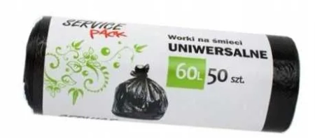 SP WORKI NA ŚMIECI 60L 50SZT