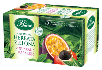 BIFIX PREMIUM ZIELONA Z GUARANĄ I MARAKUJĄ 20X2G