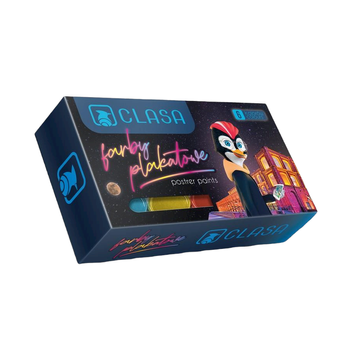 CLASA FARBY PLAKATOWE 6 KOL. 20 ML 8793