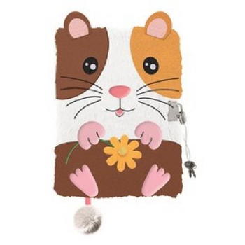 MAJ PAMIĘTNIK Z KŁÓDKĄ WŁOCHACZ A5 96K MY LITTLE FRIEND GUINE PIG 669439