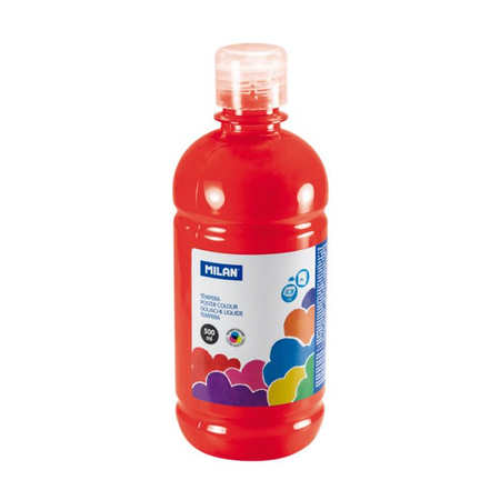 MILAN FARBA TEMPERA 500ML CZERWONA 03630