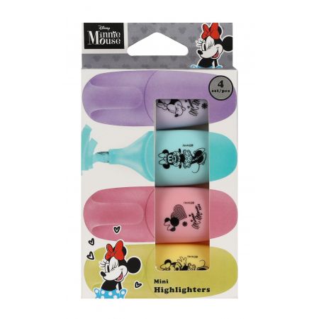 DISNEY FASHION ZAKREŚLACZE MINI 4SZT MINNIE MOUSE 16418